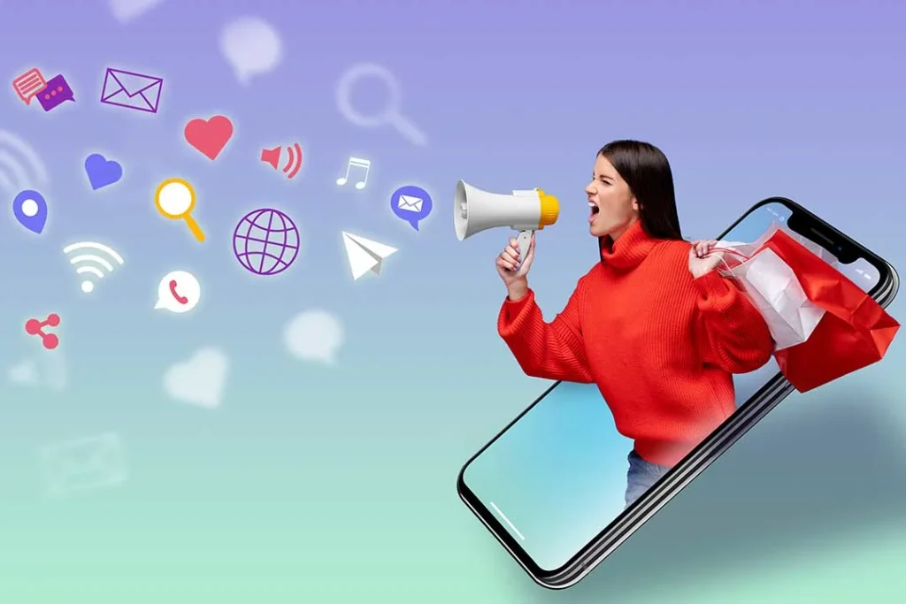 social media marketing with AI